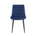 Dining Chair 2PCS（BLUE），Modern style，New technology，Suitable for restaurants, cafes, taverns, offices, living rooms, reception rooms.Simple structure, easy installation. - DTYStore