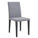 Four Light Gray Linen-Cotton dining chairs, simple and versatile, comfortable and accompanied. Exquisite and versatile dining chairs unlock a comfortable new experience.(Set of 4) - DTYStore