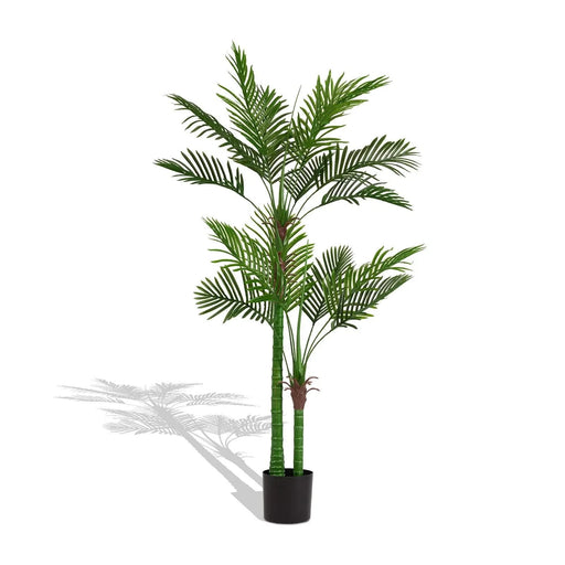 6FT Artificial Plant – Realistic Faux Indoor Potted Tree Lush Green Leaves, High-End Decorative Simulation for Home, Office, Bedroom or Hotel Decoration, 1pc/Set Default -DTYStore