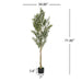 6' Artificial Olive Tree with Pot Default -DTYStore