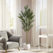 6' Artificial Olive Tree with Pot Default -DTYStore