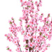 6' Artificial Peach Blossom Tree with Pot Default -DTYStore