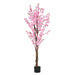 6' Artificial Peach Blossom Tree with Pot Default -DTYStore