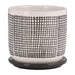 6' MESH DESIGN PLANTER W/ SAUCER, GRAY Default -DTYStore