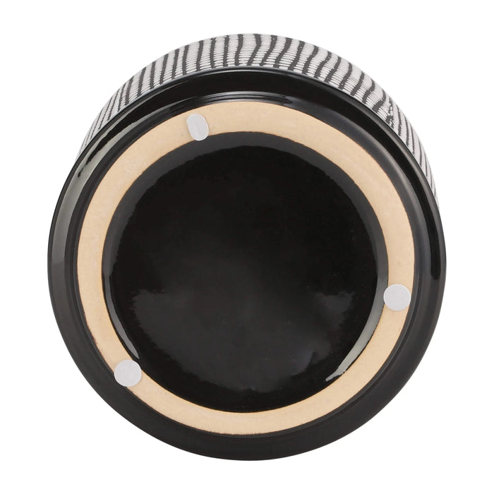 6' MESH DESIGN PLANTER W/ SAUCER, GRAY Default -DTYStore