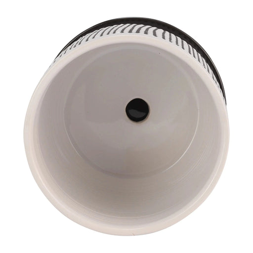 6' MESH DESIGN PLANTER W/ SAUCER, GRAY Default -DTYStore