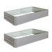 6 x 3 x 1 ft (2 pack) Metal Garden Bed,Outdoor Planter Box Metal Patio Kit Planting Bed for Vegetables Flowers Herb,Grey Default -DTYStore