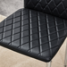 Modern Style Dining Chairs Set of 6 in Black, Essential for Minimalist Homes.Meeting Family Dining Needs,PU Material Seat,Silver Metal Legs,Blending into Various Home Environments.W1151107275 - DTYStore