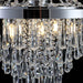 Chromium color Crystal Chandeliers,Large Contemporary Luxury Ceiling Lighting(Bulb Not Included) - DTYStore