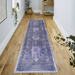 DTY Signature 2'6''x10' Runner, Washable Rug, Low-Pile, Non-Slip, Non-Shedding, Foldable, Kid & Pet Friendly - Area Rugs for living room, bedroom, kitchen, dining room rug (Anthracite, 2'6''x10') - DTYStore
