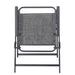 Outdoor Patio Dining Set for 4 People, Metal Patio Furniture Table and Chair Set with Umbrella, Black - DTYStore