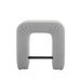 24'' Boucle stool Set of 2,Dining Chairs for Home Kitchen Island,Grey - DTYStore