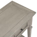 Classic Retro Style Console Table with Three Top Drawers and Open Style Bottom Shelf, Easy Assembly - DTYStore