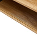 40.16" Rattan Coffee table, sliding door for storage, metal legs, Modern table for living room , natural - DTYStore