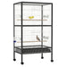 54" Extra Large Portable Rolling Iron Aviary Flight Bird Cage And Accessories - DTYStore