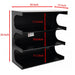 Multifunctional 4-Tier Black Book Shelf & Coffee Table for Living Room Bedroom Dining Room Study Entryway, Creative Furniture Floor Bookshelf, Minimalist Organizer Storage Shelves - DTYStore