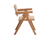 Velentina Rattan & Natural Finish Arm Chair (Set of 2) - DTYStore