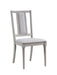 Marta Beige Linen & Natural Finish Side Chair (Set of 2) - DTYStore
