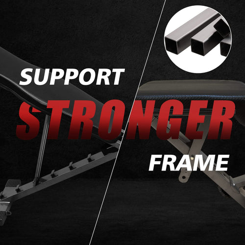 Weight Bench for Full Body Workout, Adjustable Strength Training Sit-up Chair, Multi-Purpose Foldable incline/decline Bench - Image 7