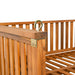 Patio Minimalist Twin Size Garden Swing Bed Wood Porch Swing with Ropes for Backyard, Safe Sloped Design, Teak - DTYStore