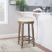 AGODY Bar Stools Set of 2, 26' Counter Height, 360° Swivel Wooden Barstool with Fabric Upholstered Seat, LIGHT OAK Finish, Stylish Accent for Kitchen, Dining, and Living Room - DTYStore