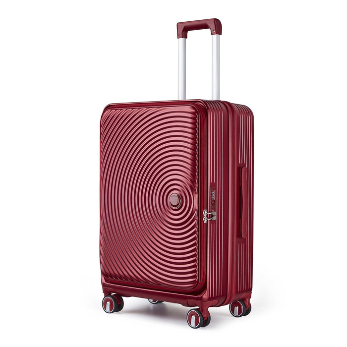 Luggage Sets 3 Piece(20/24/28), Expandable Carry On Luggage with TSA Lock Airline Approved, 100% PC Hard Shell and Lightweight Suitcase with Front Pocket and Spinner Wheels - DTYStore