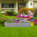 6x 3 x 1 ft (1 pack) Metal Garden Bed,Outdoor Planter Box Metal Patio Kit Planting Bed for Vegetables Flowers Herb,Grey Default -DTYStore