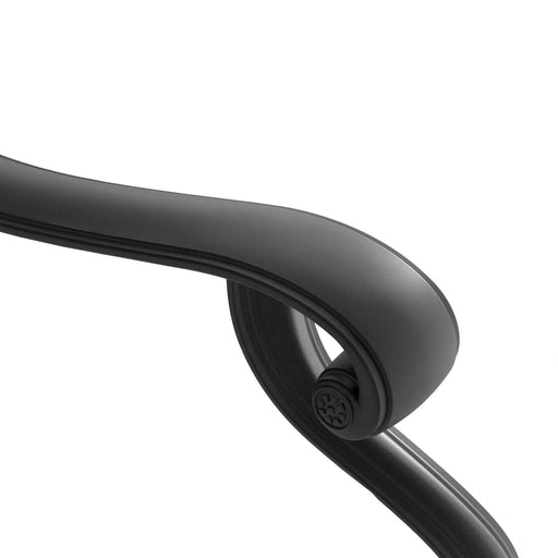 7-Piece All-Weather Cast Aluminum Dining Set, Include 2 Swivel Chairs,4 Dining Chairs and Oval Table With Black Frame Default -DTYStore