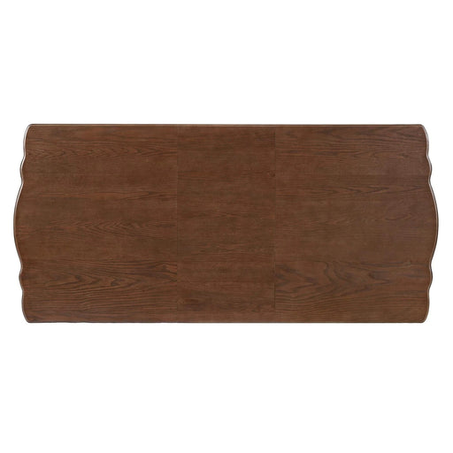 7-Piece Dining Table Set, 60inch to 78inch Extendable Wood Dining Table with Removable Leaf, Kitchen Table Set with 6 Upholstered Side Chair, Dining Table Set for 6 Default -DTYStore