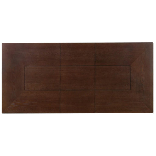 7-Piece Farmhouse Extendable Dining Table Set, 78 in Rustic Wood Table with 18 in Removable Leaf and 6 Upholstered Chairs for Dining Room Default -DTYStore