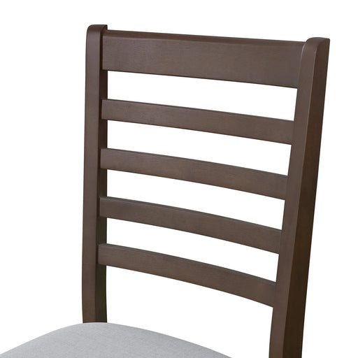 7-Piece Farmhouse Extendable Dining Table Set, 78 in Rustic Wood Table with 18 in Removable Leaf and 6 Upholstered Chairs for Dining Room Default -DTYStore