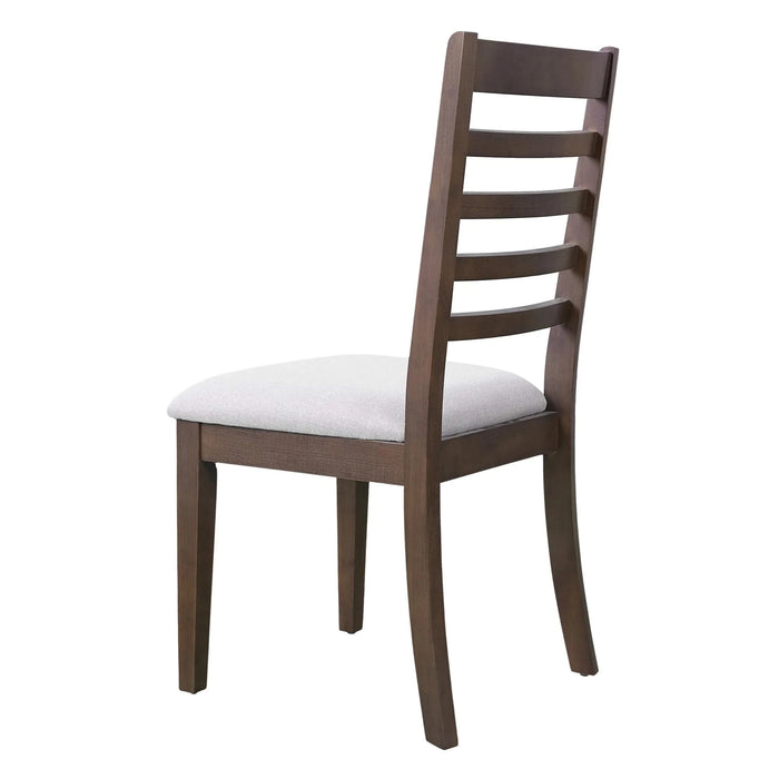 7-Piece Farmhouse Extendable Dining Table Set, 78 in Rustic Wood Table with 18 in Removable Leaf and 6 Upholstered Chairs for Dining Room Default -DTYStore