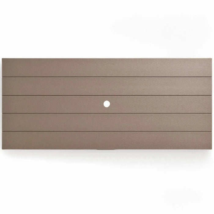 7-Piece HDPE Outdoor Dining Set for 6 – Weather-Resistant Patio Table with Umbrella Hole and 6 Armless Chairs, Durable Garden Furniture for Backyard, Lawn, Deck, or Poolside (Antique Dark Oak) Default -DTYStore