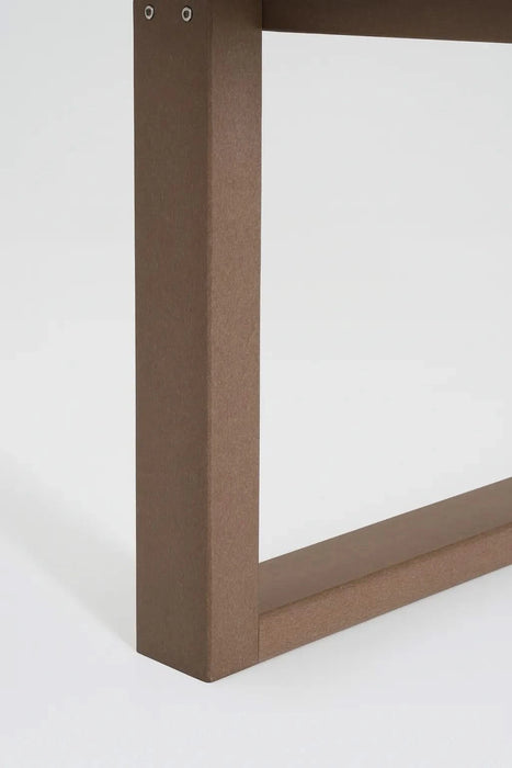 7-Piece HDPE Outdoor Dining Set for 6 – Weather-Resistant Patio Table with Umbrella Hole and 6 Armless Chairs, Durable Garden Furniture for Backyard, Lawn, Deck, or Poolside (Antique Dark Oak) Default -DTYStore