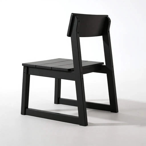 7-Piece HDPE Outdoor Dining Set for 6 – Weather-Resistant Patio Table with Umbrella Hole and 6 Armless Chairs, Durable Garden Furniture for Backyard, Lawn, Deck, or Poolside (Black) Default -DTYStore