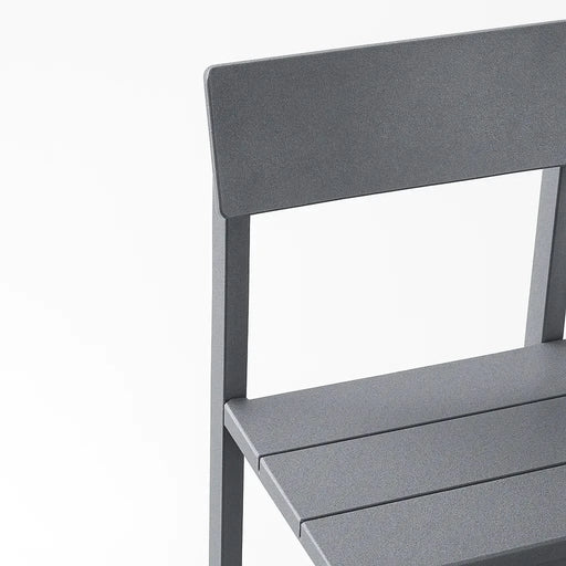 7-Piece HDPE Outdoor Dining Set for 6 – Weather-Resistant Patio Table with Umbrella Hole and 6 Armless Chairs, Durable Garden Furniture for Backyard, Lawn, Deck, or Poolside (Gray) Default -DTYStore