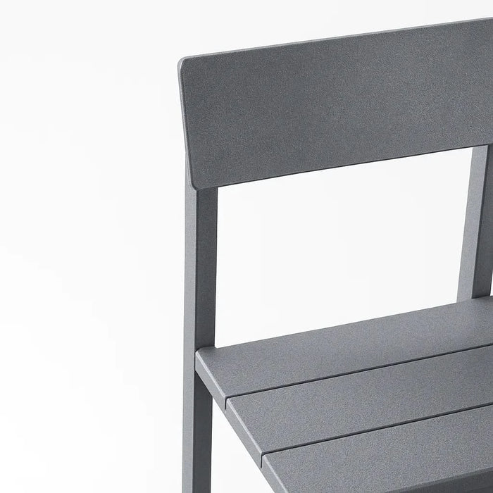 7-Piece HDPE Outdoor Dining Set for 6 – Weather-Resistant Patio Table with Umbrella Hole and 6 Armless Chairs, Durable Garden Furniture for Backyard, Lawn, Deck, or Poolside (Gray) Default -DTYStore