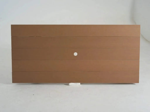 7-Piece HDPE Outdoor Dining Set for 6 – Weather-Resistant Patio Table with Umbrella Hole and 6 Armrest Chairs, Durable Garden Furniture for Backyard, Lawn, Deck, or Poolside (Brown) Default -DTYStore