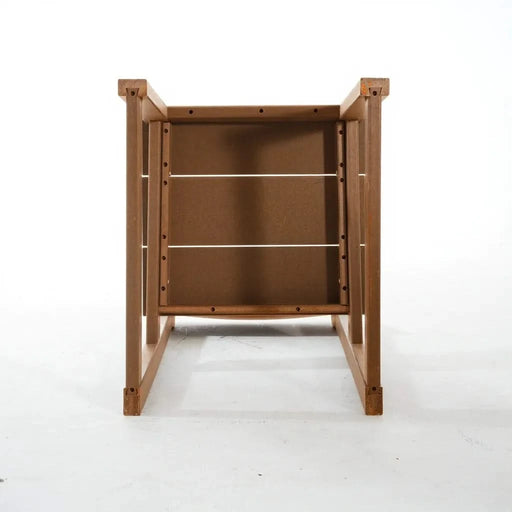 7-Piece HDPE Outdoor Dining Set for 6 – Weather-Resistant Patio Table with Umbrella Hole and 6 Armrest Chairs, Durable Garden Furniture for Backyard, Lawn, Deck, or Poolside (Brown) Default -DTYStore