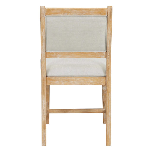 7-Piece Retro Dining Table Set for 6, 1 Rectangular Wood Dining Table Set for 6 with Upholstered Chairs for Dining Room and Kitchen (Natural) Default -DTYStore