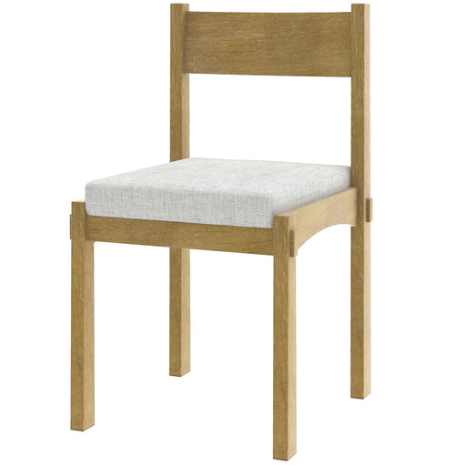 7-Piece Retro Dining Table Set for 6, Wood Dining Table Set for 6 with Upholstered Chairs for kitchen & Dining Room (Natural Wood Wash) Default -DTYStore