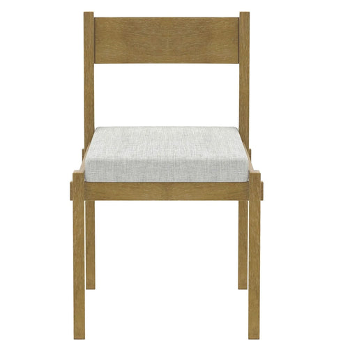 7-Piece Retro Dining Table Set for 6, Wood Dining Table Set for 6 with Upholstered Chairs for kitchen & Dining Room (Natural Wood Wash) Default -DTYStore