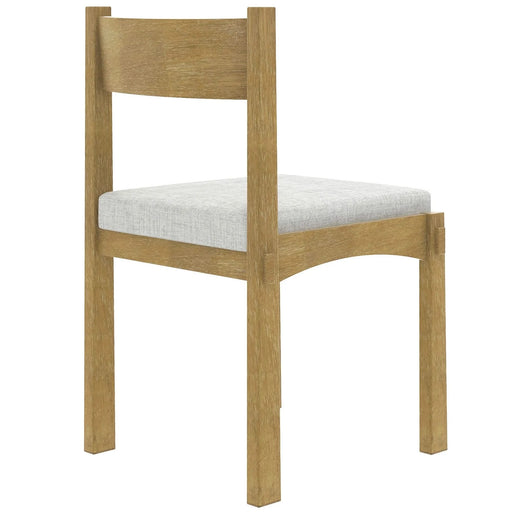 7-Piece Retro Dining Table Set for 6, Wood Dining Table Set for 6 with Upholstered Chairs for kitchen & Dining Room (Natural Wood Wash) Default -DTYStore