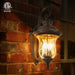 Vintage Outdoor Wall Lantern, Weatherproof Exterior Sconce Light with Clear Glass Shade, Waterproof Wall Mount Light Fixture for Patio, Porch, or Entryway(One piece&No bulb) - DTYStore
