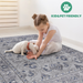 DTY Signature Collection 2X8 Grey/Blue/Oriental Non-Shedding Living Room Bedroom Dining Home Office Stylish and Stain Resistant Area Rug - DTYStore