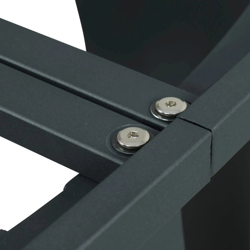 70.86 'Modern Artificial Stone White Panel Black Iron Metal Legs-Can Accommodate 6-8 People Default -DTYStore