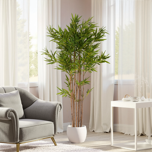70' Artificial Bamboo with Pot Default -DTYStore