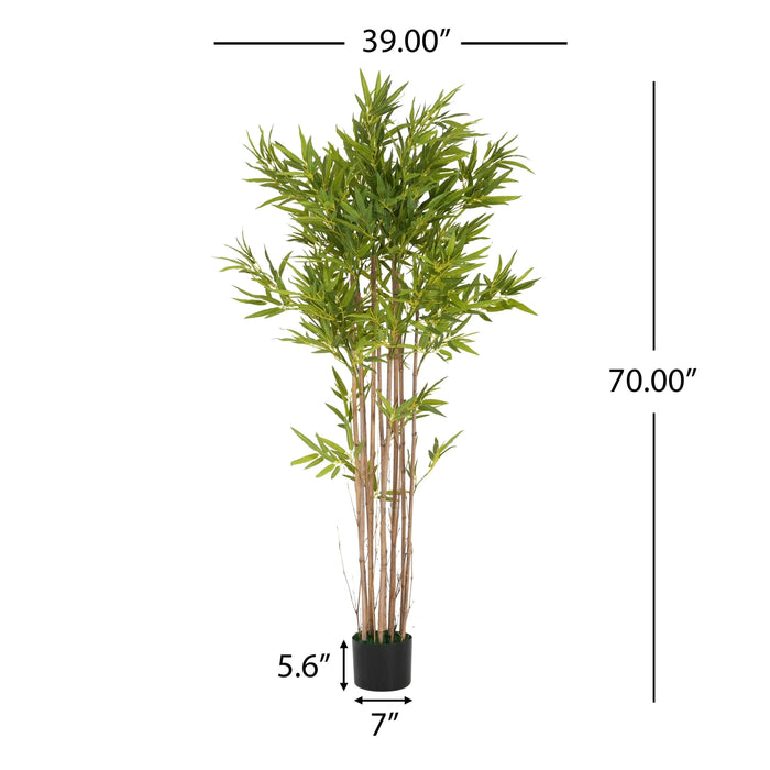 70' Artificial Bamboo with Pot Default -DTYStore