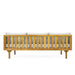 CLAREMONT 3 SEATER DAYBED WITH RATTAN ARMS (LIGHT GREY CUSHION) - DTYStore