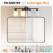 Modern 4-Light Vanity Bathroom Mirror Light, Frosted White Glass with Black Iron Frame, Contemporary Wall Sconce for Bedroom, Bathroom, And Dressing Room (Bulb Not Included) - DTYStore